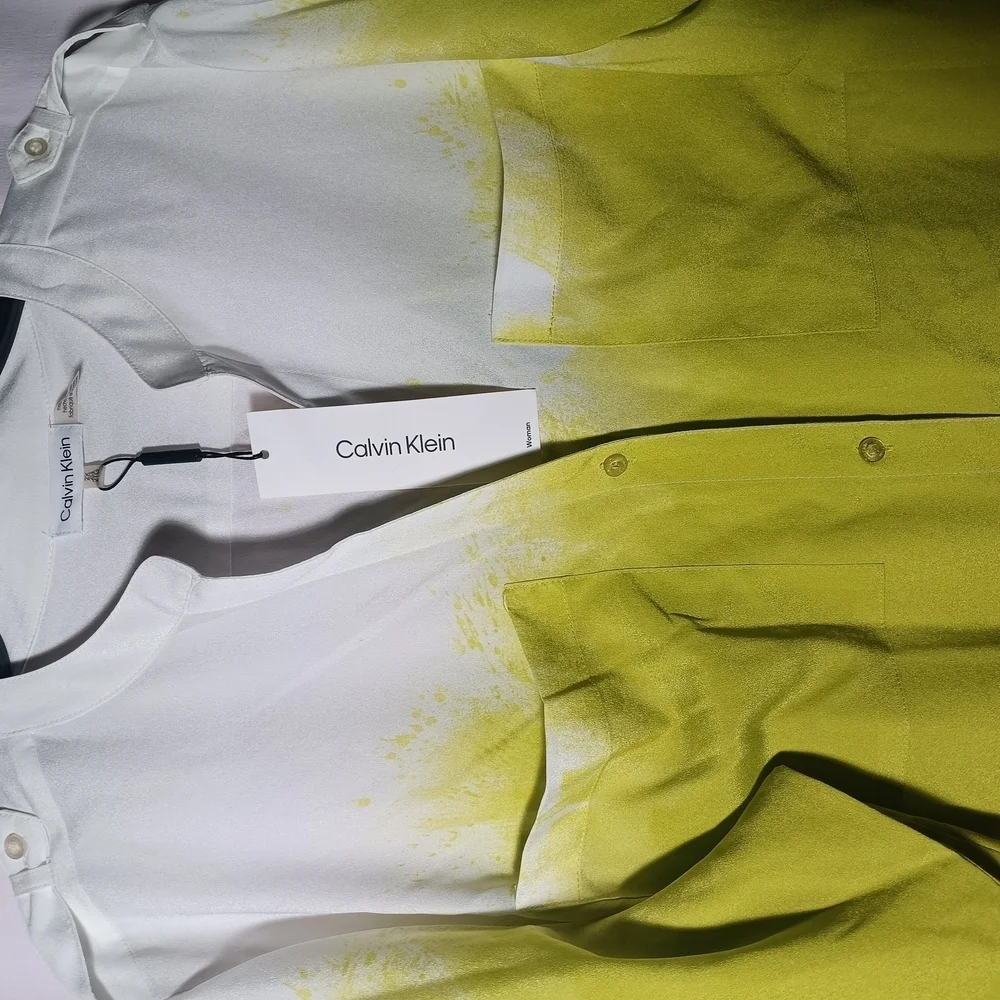 Vibrant Green Button-Up Shirt